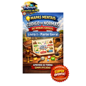 Mapas mentais em formato de imagem PNG sobre o Código de Normas de Minas Gerais – Livro I – Parte Geral, focado no Provimento Conjunto 93/2020, por Eduardo Lopes Machado.